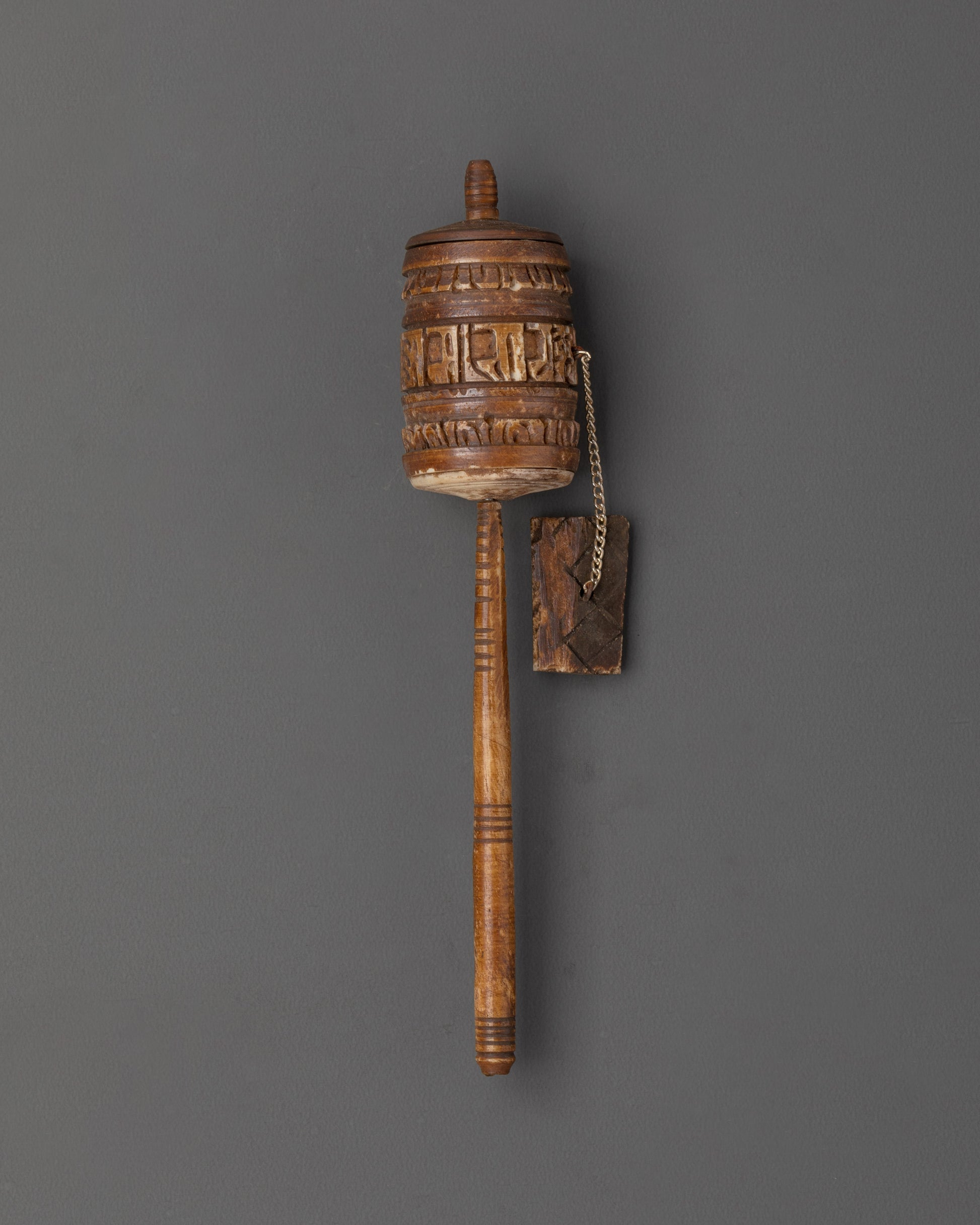 Buffalo Bone Prayer Wheel