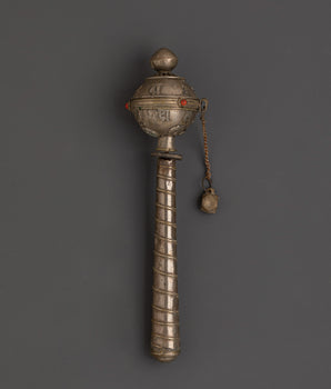 Handcrafted Buddhist Sacred Prayer Wheel