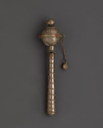 Handcrafted Buddhist Sacred Prayer Wheel