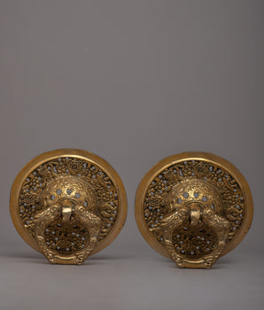 Round Brass Door Knocker