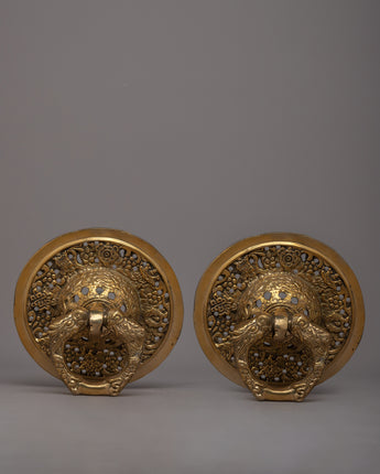 Round Brass Door Knocker