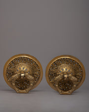 Round Brass Door Knocker