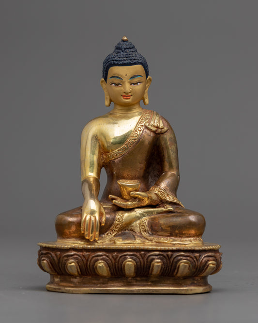 Gold Shakyamuni Buddha Statue