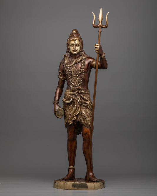 Exquisite Shiv Shankar Statue 