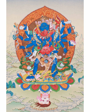 Tibetan Chakrasamvara Thangka