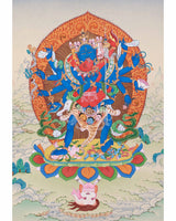 Tibetan Chakrasamvara Thangka