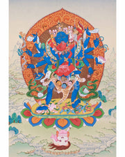 Tibetan Chakrasamvara Thangka
