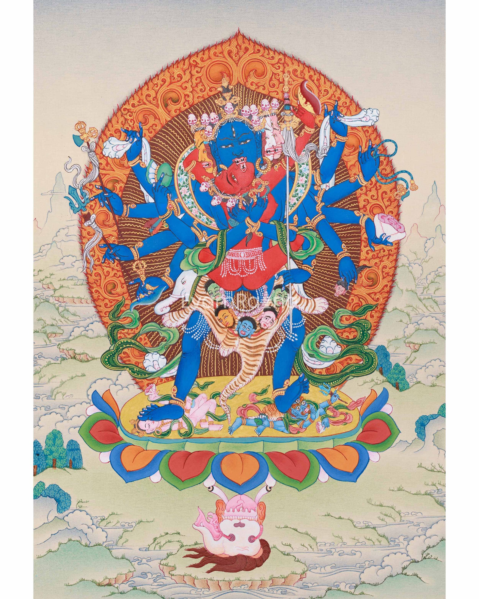 Tibetan Chakrasamvara Thangka