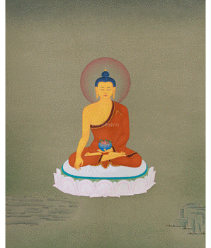 Traditional Buddha Shakyamuni Artwork | Historical Buddha, Peace, and Devotion