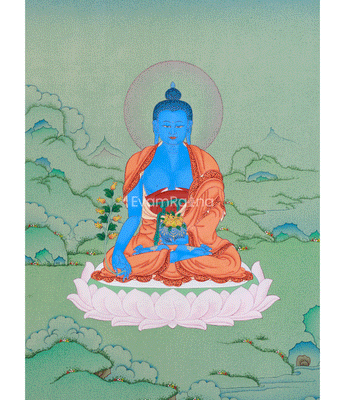 Thangka of Bhaisajyaguru Healing Buddha