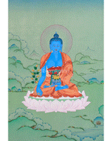 Thangka of Bhaisajyaguru Healing Buddha