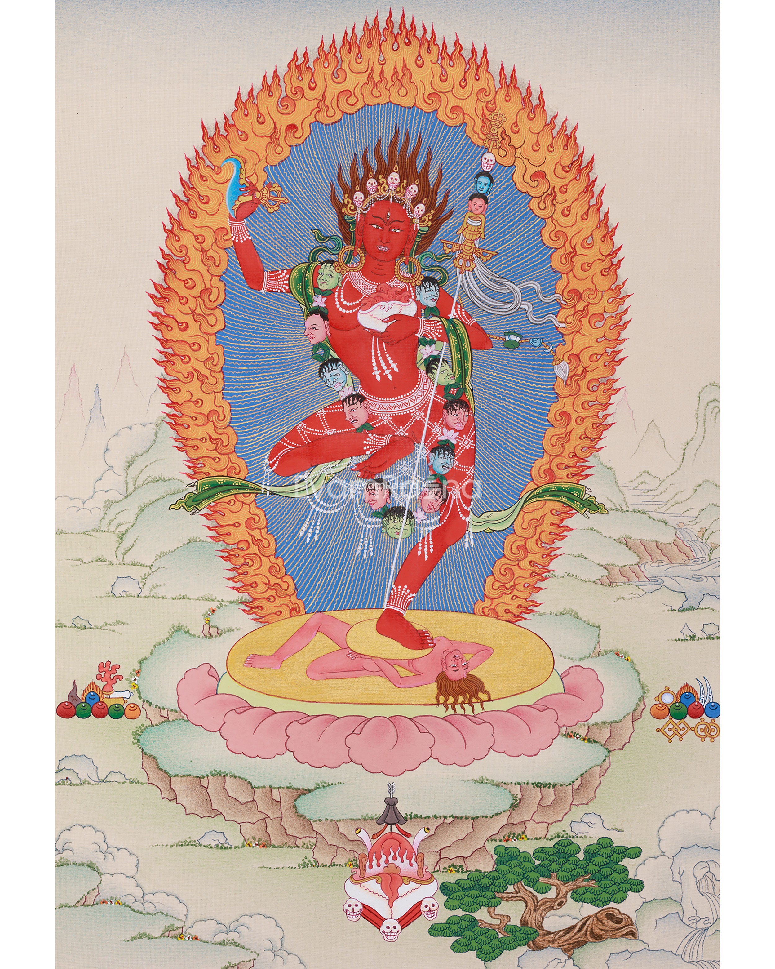Dorje Phagmo Thangka | Sacred Vajravarahi, the Powerful Goddess of Transformation