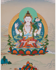 Compassion Buddha Chenrezig Painting