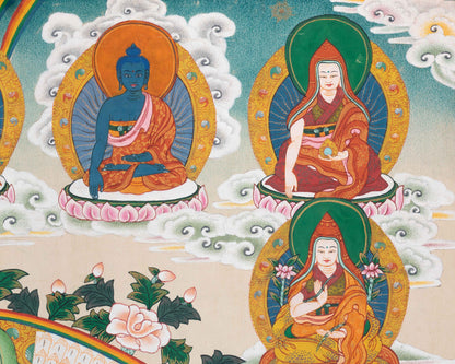 1000-Armed Chenrezig Thangka Print | Divine Tibetan Art | Meditative Masterpiece