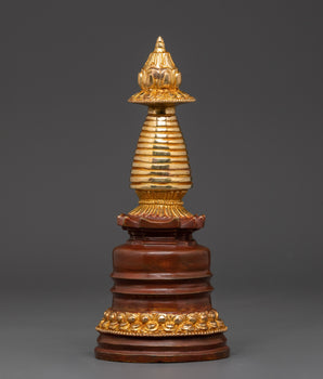 oxidized-copper-kadam-style-stupa