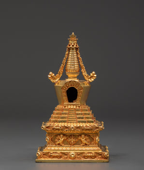 Copper Buddhist Tibetan shrine