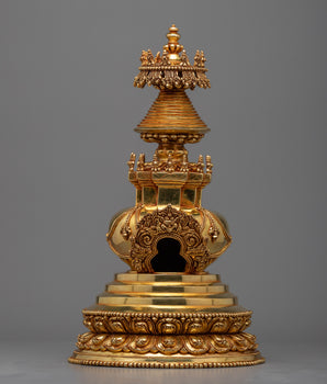 Buddhist Stupa Statue 