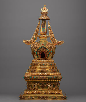 Handcrafted Tibetan Stupa