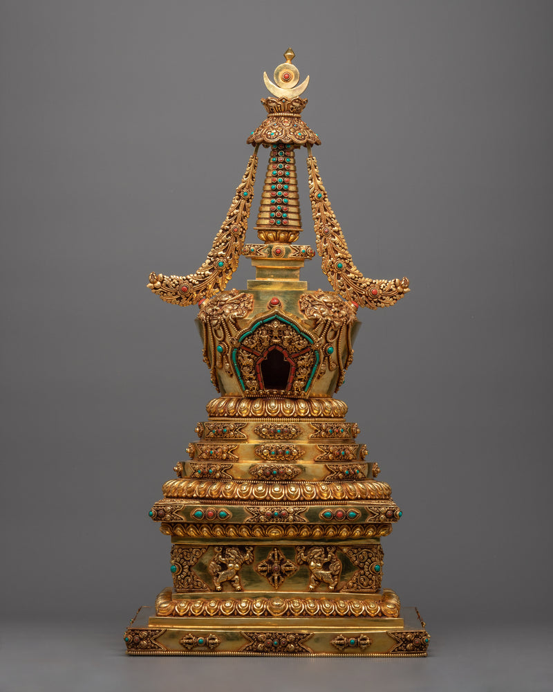 Handcrafted Tibetan Stupa