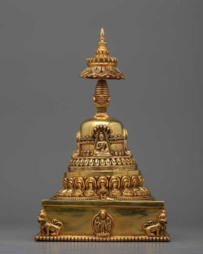 Handcrafted Copper Stupa