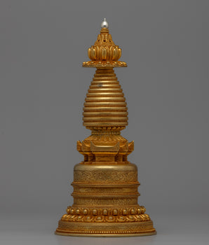 Handcrafted Stupa Buddhist Chorten