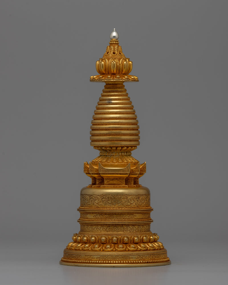 Handcrafted Stupa Buddhist Chorten