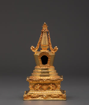 Sacred Spiritual Copper Stupa