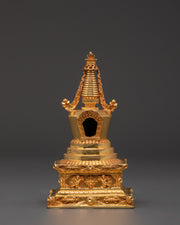 Sacred Spiritual Copper Stupa