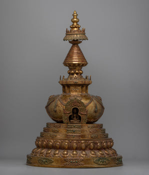 Buddhist Stupa Statue