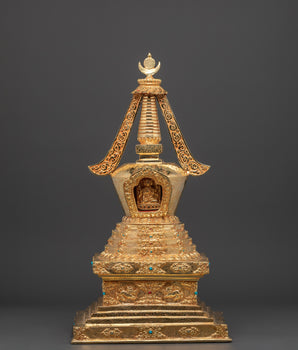 Tibetan Buddhist Stupa Sculpture