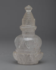 Spiritual Crystal Stupa Figurine | Symbol of Transformation