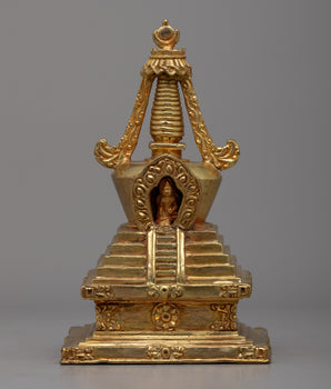 Sacred Stupa Statue