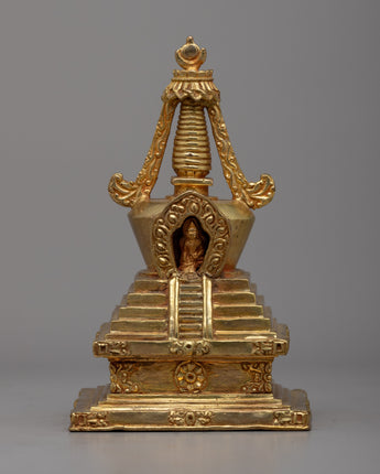 Sacred Stupa Statue