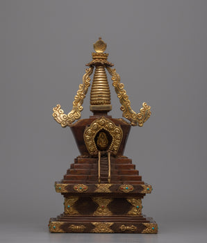 Buddhist Copper Stupa