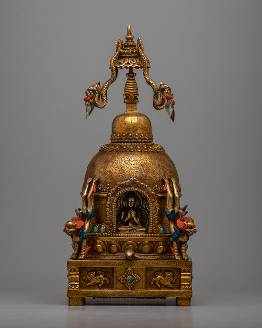 Premium Tibetan Tomb or Stupa Statue