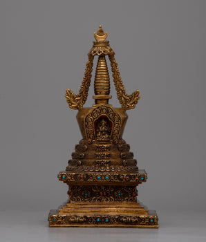 Buddhist Relics Stupa | Sacred Tibetan Buddhist Architecture for Relic Preservation
