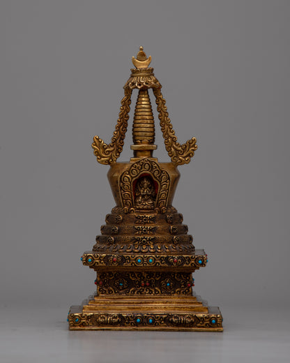 Buddhist Relics Stupa | Sacred Tibetan Buddhist Architecture for Relic Preservation