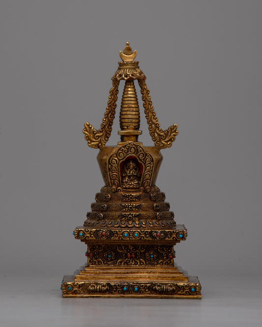 Buddhist Relics Stupa | Sacred Tibetan Buddhist Architecture for Relic Preservation