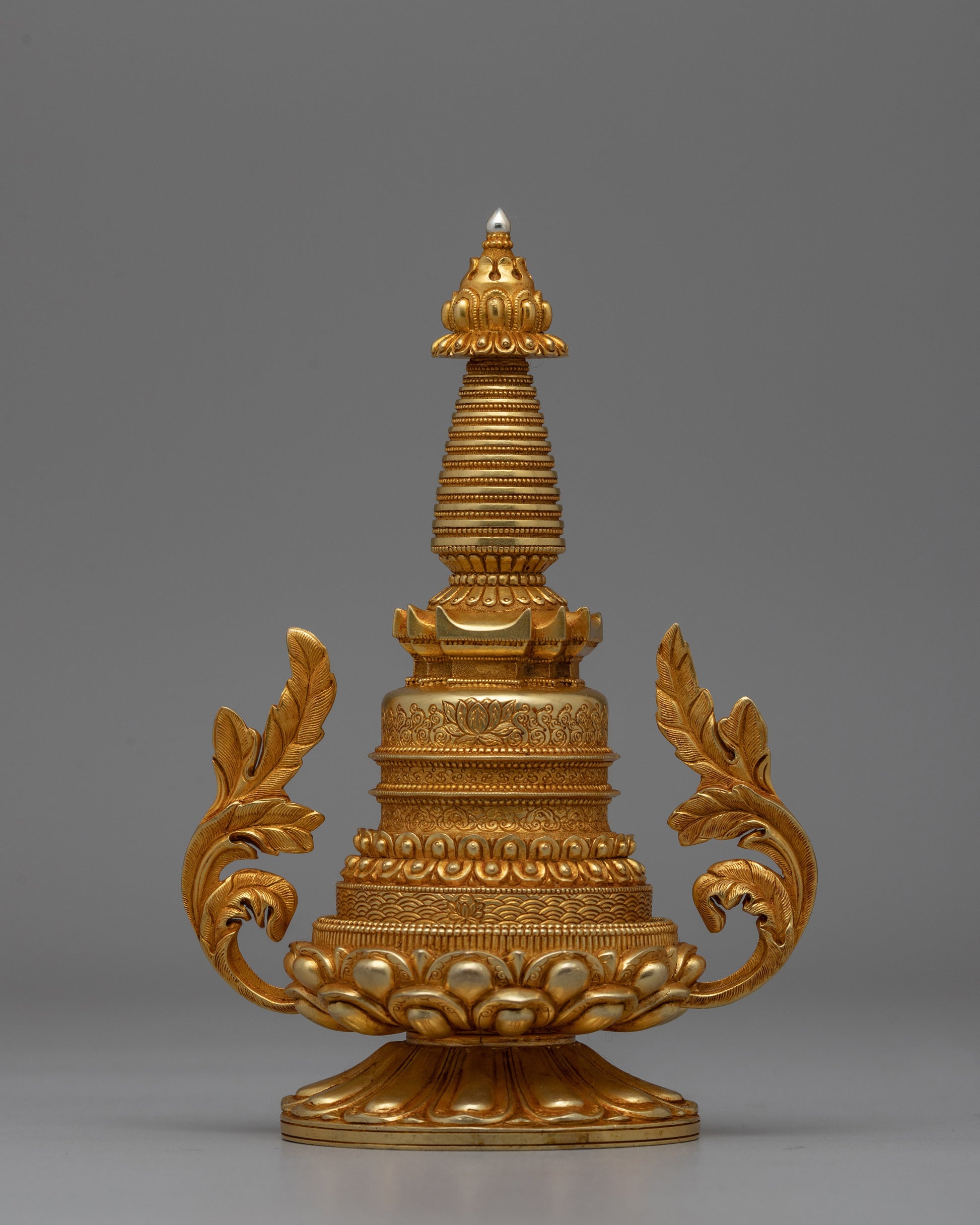 Handcrafted Buddhist Stupa Tibetan