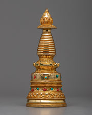 Tibetan Copper Stupa