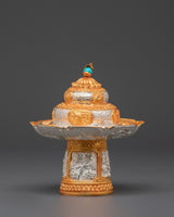 Tibetan White metal Tea cup