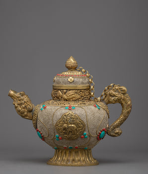 Large Buddhist Tea Pot