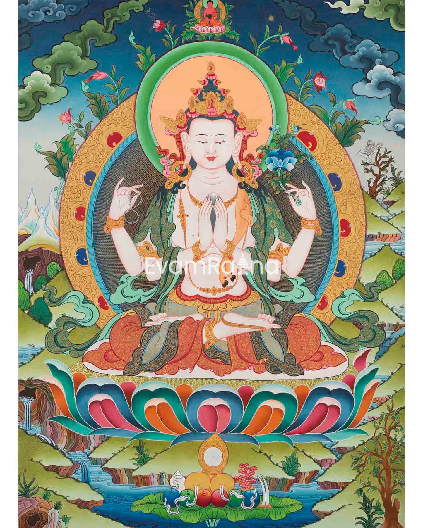 Chenrezig  Thangka