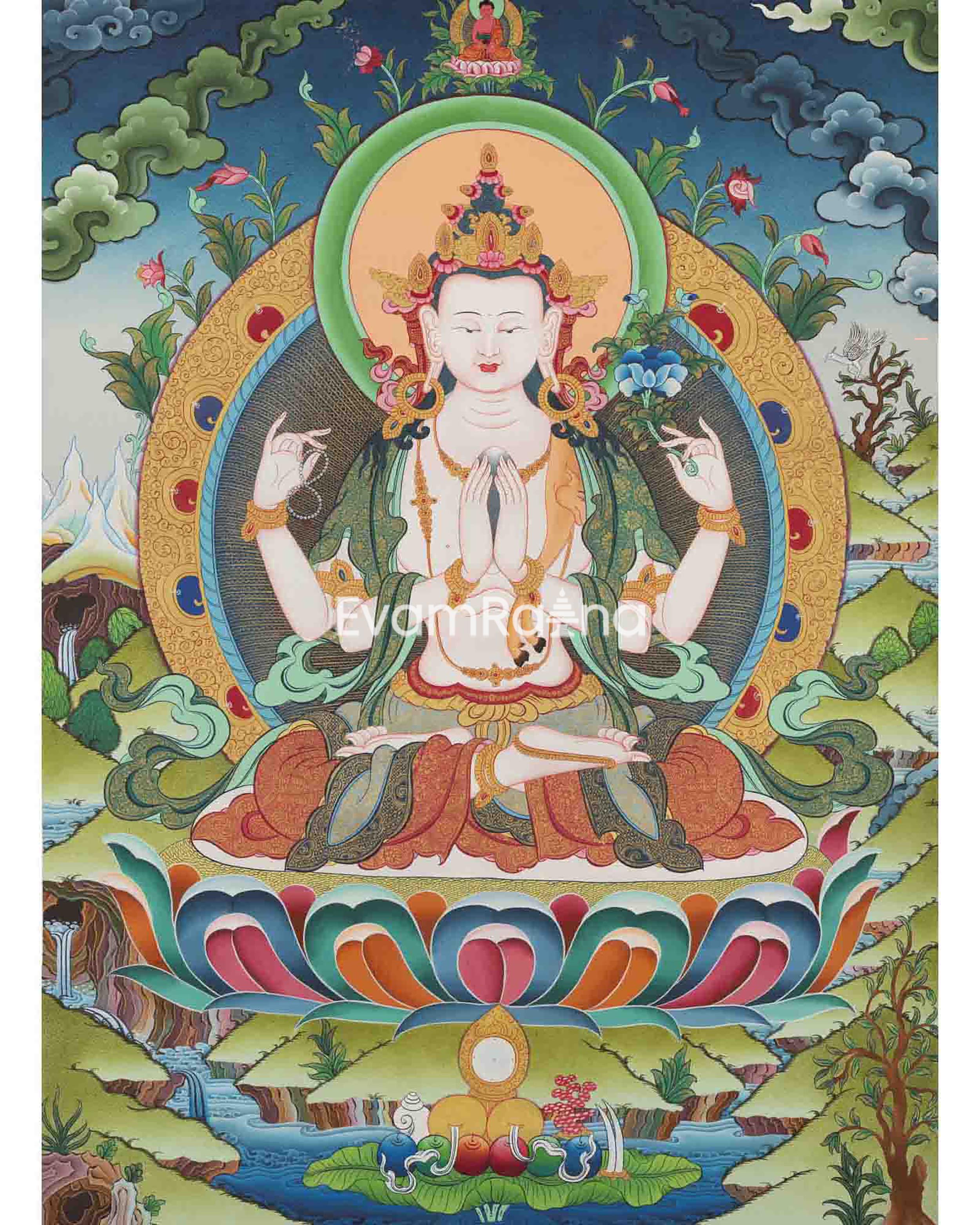 Chenrezig  Thangka