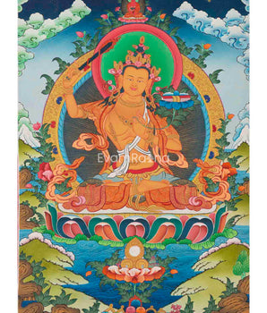 Manjushree Thangka Painting