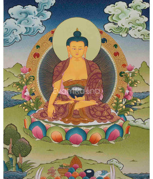 Shakyamuni Buddha Thangka 
