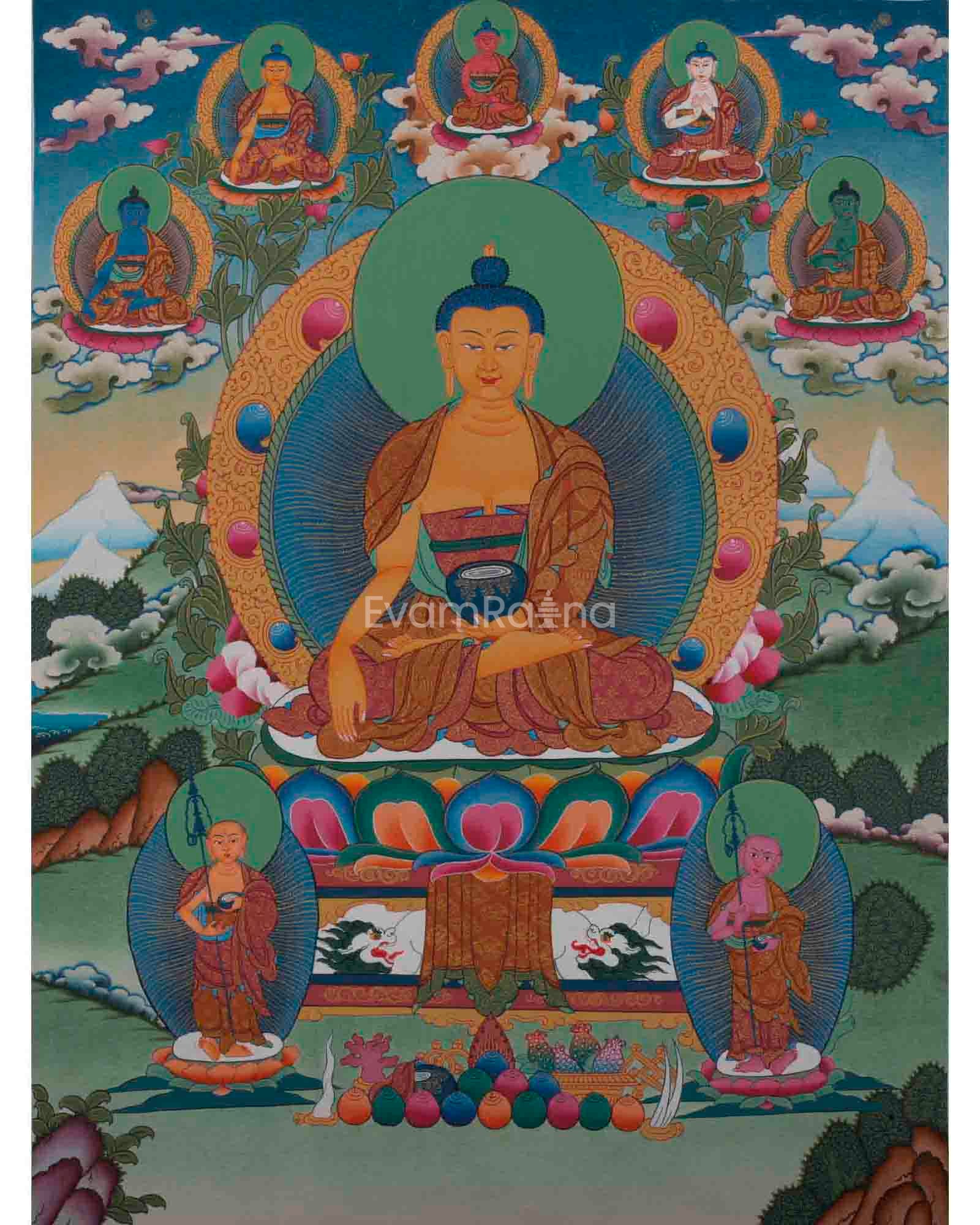 Shakyamuni Buddha Thangka