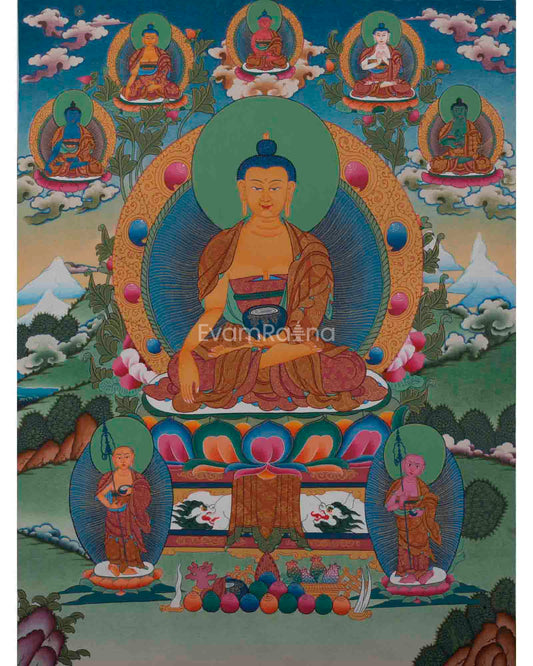 Shakyamuni Buddha Thangka 