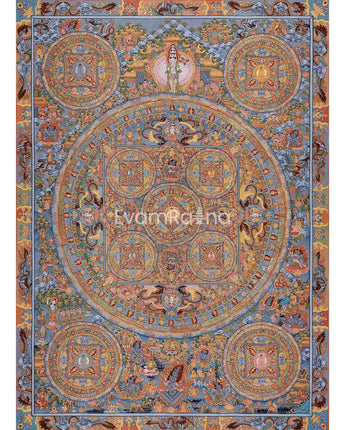 Tibetan Buddha Mandala Thangka