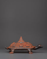 Decorative Oxidized Brass Tortoise